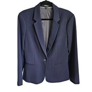 Express Navy Suit Jacket Blazer 14